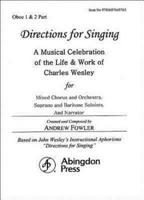 Directions for Singing - Oboe 1 & 2