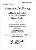 Directions for Singing - Horn 1 & 2