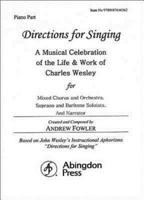 Directions for Singing - Piano