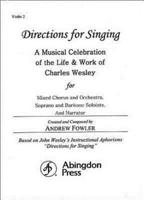 Directions for Singing - Violin 2