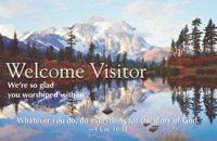 Welcome Visitor Postcard (Package of 25)