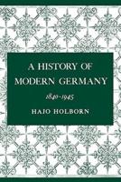 A History of Modern Germany, Volume 3