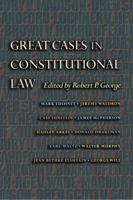 Great Cases in Constitutional Law