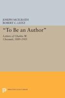 "To Be an Author"