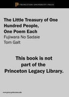 The Little Treasury of One Hundred People, One Poem Each