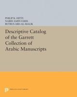 Descriptive Catalogue of the Garrett Collection