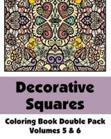 Decorative Squares Coloring Book Double Pack (Volumes 5 & 6)