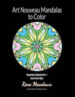 Art Nouveau Mandalas to Color