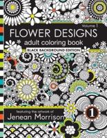 Flower Designs Adult Coloring Book