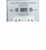 Audio Cassette Recorded Examples Volume II to Accompany Music in Theory and Practice, Volume II