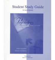 Student Study Guide to Accompany Psychology