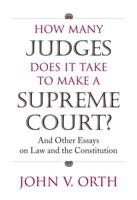 How Many Judges Does It Take to Make a Supreme Court?