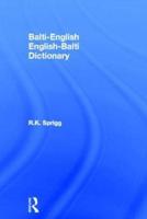 Balti-English English-Balti Dictionary