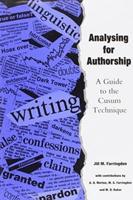 Analysing for Authorship