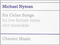 Michael Nyman: Six Celan Songs Full Score