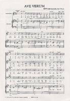 AVE VERUM SATB/ORG - ELGAR