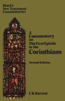 A Commentary on the First Epistle to the Corinthians