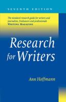 RESEARCH FOR WRITERS