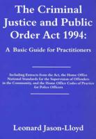 The Criminal Justice & Public Order Act 1994