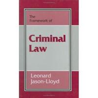 The Framework of Criminal Law