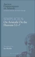 Simplicius: On Aristotle On the Heavens 3.1-7
