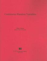 Introduction to the Practice of Statistics Continuous Random Variables