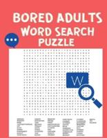 Bored Adults Word Search Puzzle