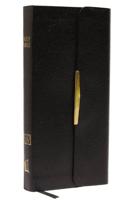 KJV Compact Checkbook Bible, Black Bonded Leather, Red Letter: King James Version, Holy Bible