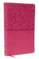 NKJV, Value Thinline Bible, Pink Leathersoft, Red Letter, Comfort Print
