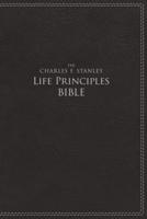 NIV, the Charles F. Stanley Life Principles Bible, Imitation Leather, Black, Indexed, Red Letter Edition