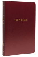 KJV Holy Bible: Gift and Award, Burgundy Leather-Look, Red Letter, Comfort Print: King James Version