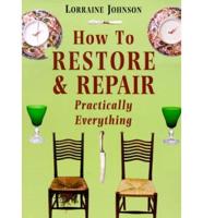 How to Restore & Repair..(Us-P