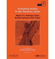 Evaluating Quality in the Voluntary Sector