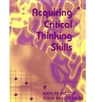 Acquiring Critical Thinking Skills