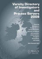 Varsity Directory of Investigators and Process Servers 2008