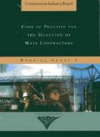 Code of Practice for the Selection of Main Contractors