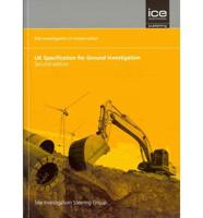 UK Specification for Ground Investigation
