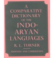 A Comparative Dictionary of the Indo-Aryan Languages. Addenda and Corrigenda