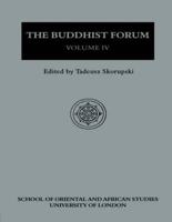 The Buddhist Forum, Vol. IV