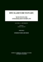 Bwe Karen Dictionary