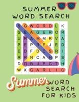 Summer Word Search for Kids