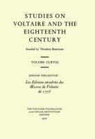 Les Editions Encadrées Des Oeuvres De Voltaire De 1775