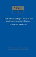 The Fortunes of Pope's 'Essay on Man' in 18Th-Century France