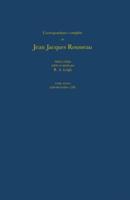 Correspondance Complète De Jean Jacques Rousseau. T.36 Juin-Décembre 1768