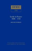 Locke in France, 1688-1734