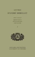 Lettres d'Andre Morellet