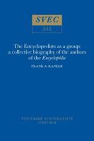 The Encyclopedists as a Group