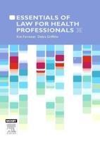 Essentials of Law for Health Professionals