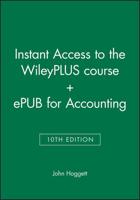 Instant Access to the WileyPLUS Course + ePUB for Accounting 10E