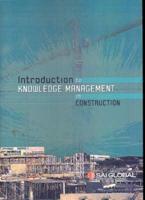 Introduction to Knowledge Management in Construction